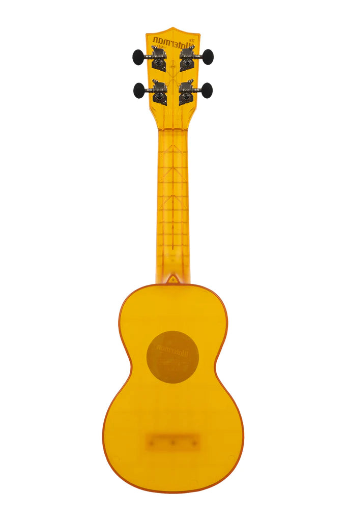 Back of Amber Yellow Transparent Soprano Waterman