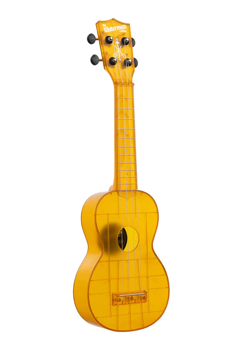 Alternate side view of Amber Yellow Transparent Soprano Waterman