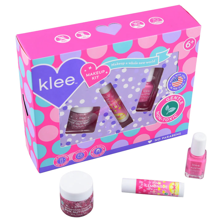 Pink Sugar Swirls with Bioglitter Gel | Klee Kids