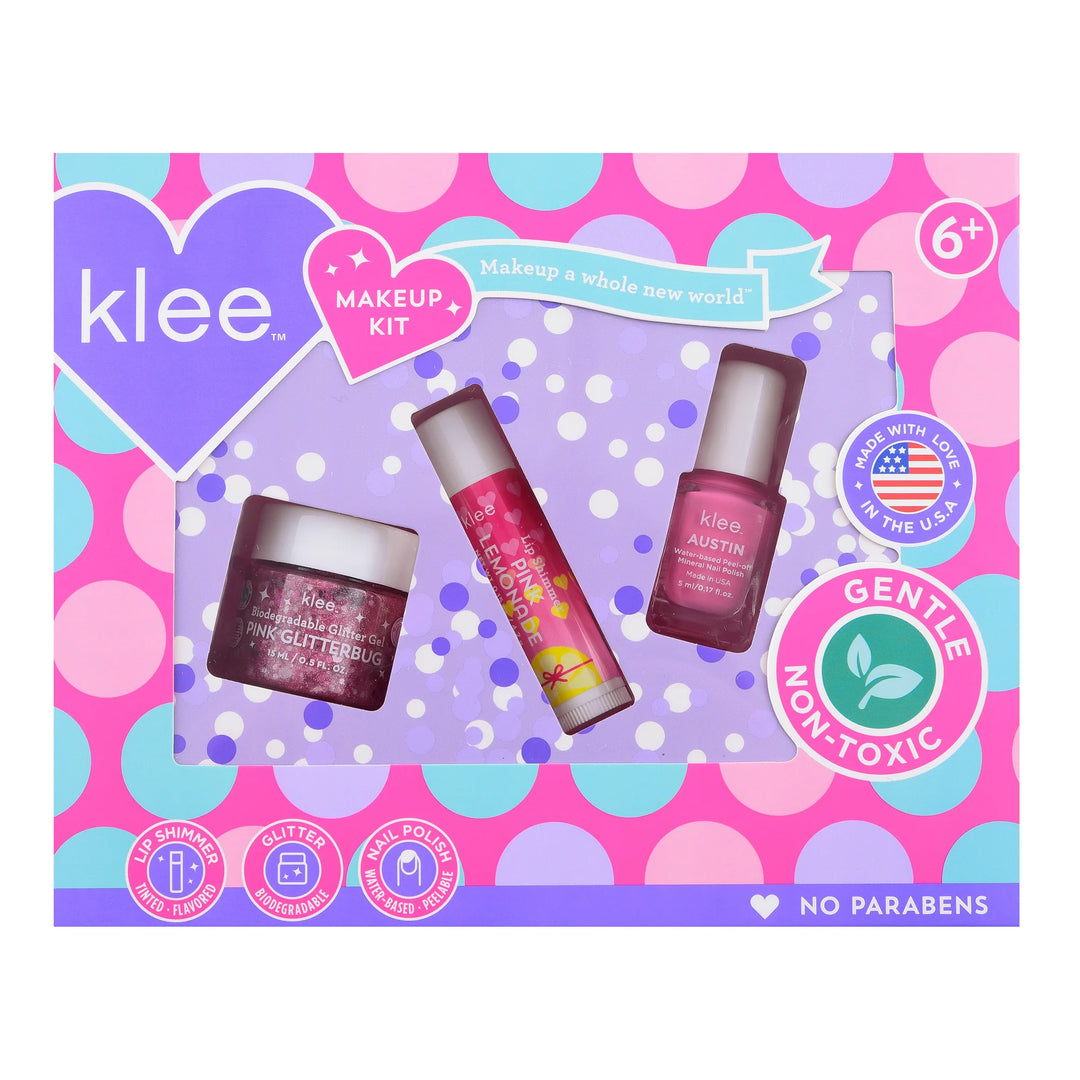 Pink Sugar Swirls with Bioglitter Gel | Klee Kids