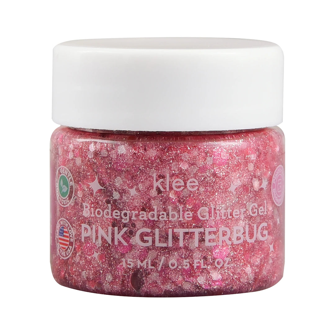 Pink Sugar Swirls with Bioglitter Gel | Klee Kids