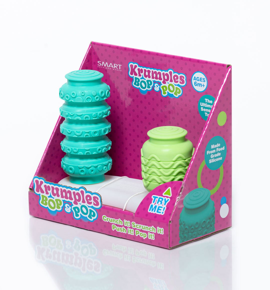 Krumples Bop & Pop! Green/Teal | Smart Games