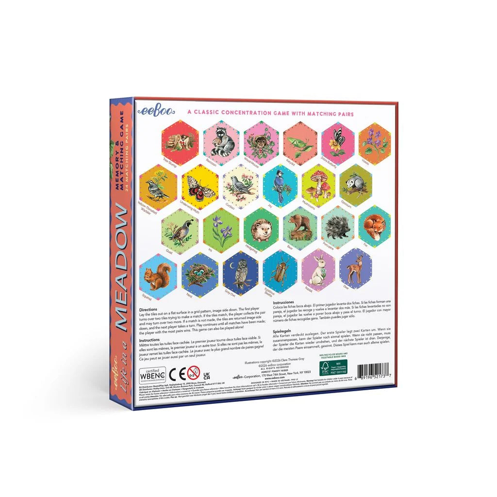 Life in a Meadow Matching Game | eeBoo
