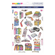 Litter-ary Cats Glossy Sticker Sheet | MoonBow