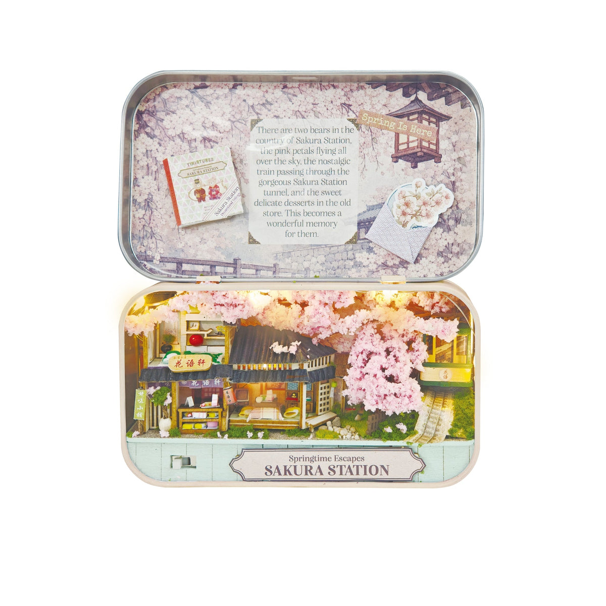 DIY Tiniatures: Sakura Station | Hands Craft