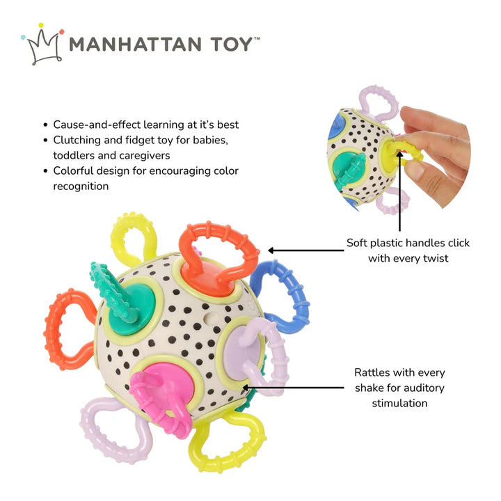 Click Clack Ball Colorpop | Manhattan Toy