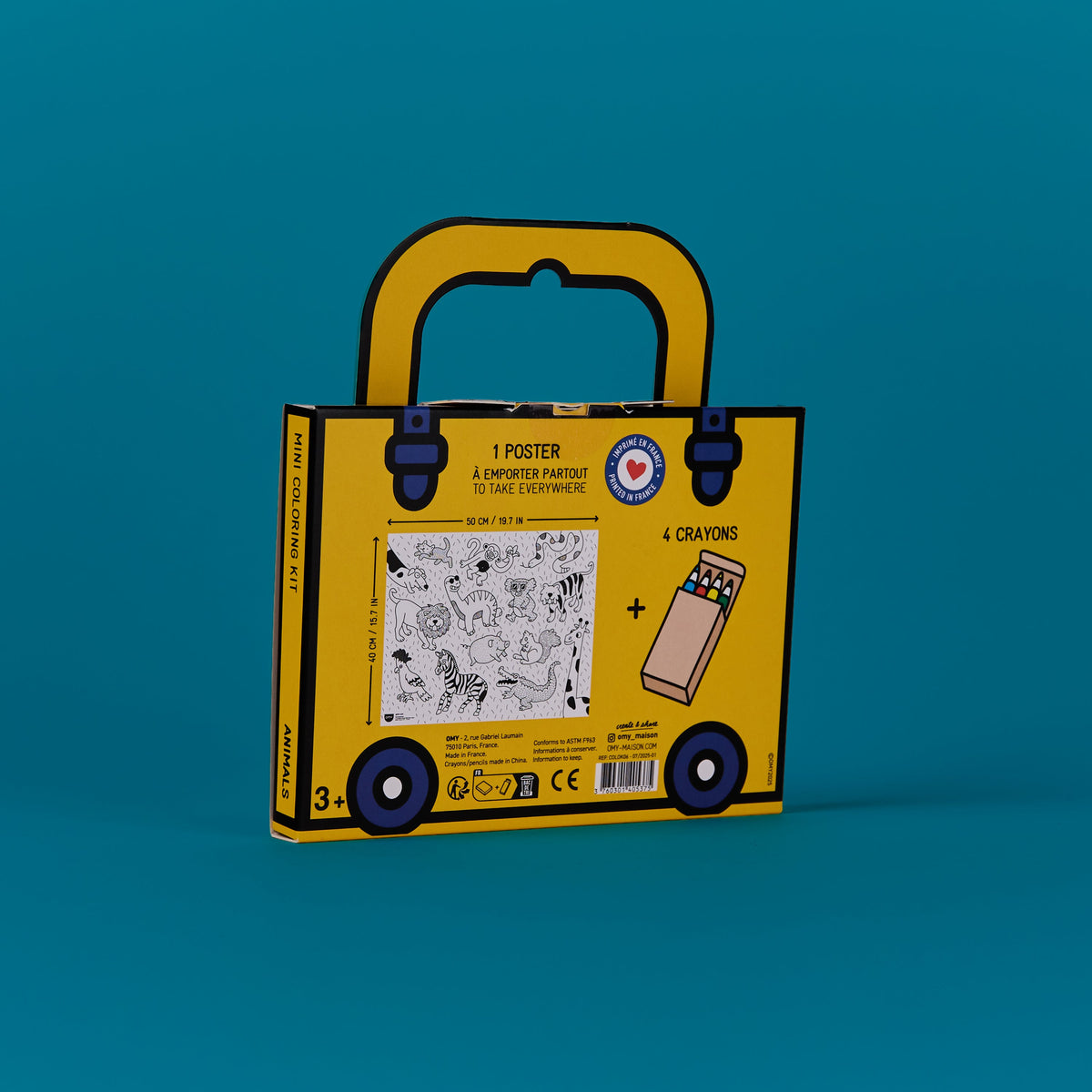 Mini Coloring Kit - Animals | OMY