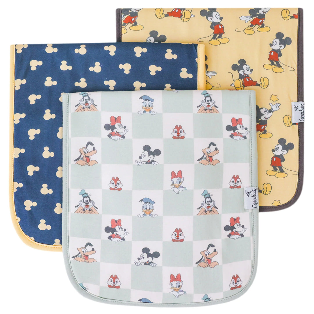 Mickey Mouse and Friends Burp Cloth Set - Copper Pearl