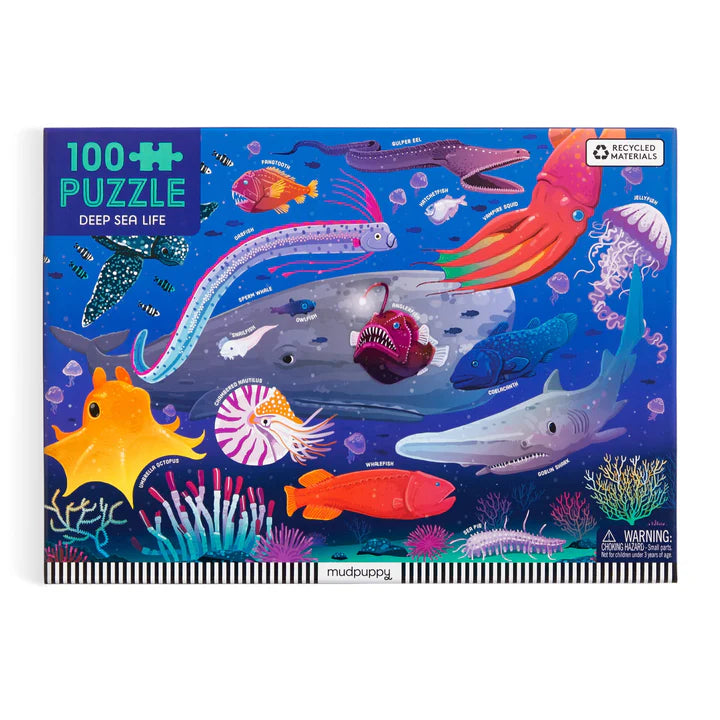Deep Sea 100 Piece Puzzle | mudpuppy