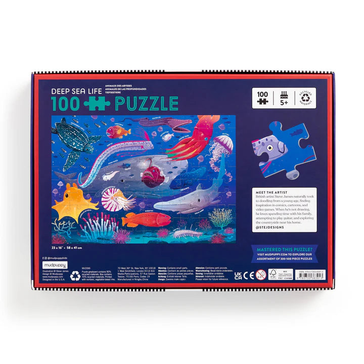 Deep Sea 100 Piece Puzzle | mudpuppy
