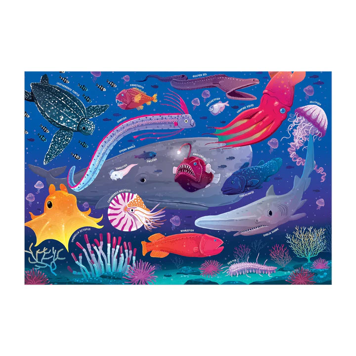 Deep Sea 100 Piece Puzzle | mudpuppy