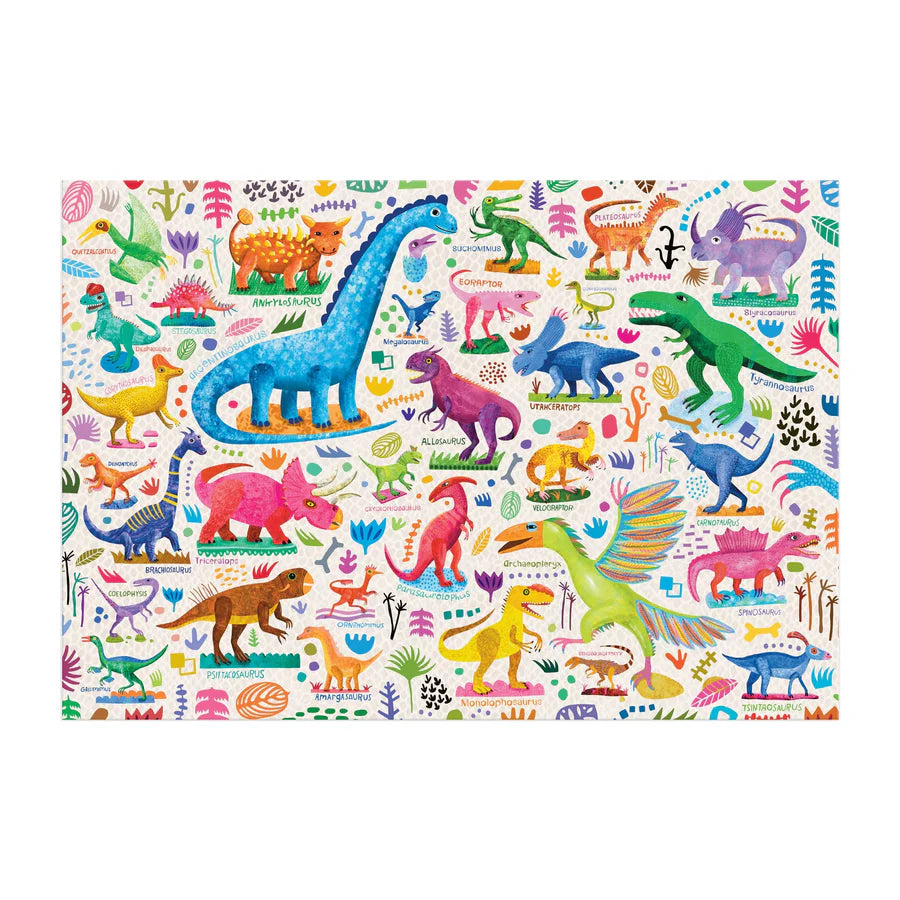 Mighty Dinosaurs 100 Piece Puzzle | mudpuppy