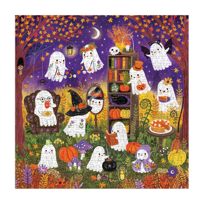 Ghostly Gathering Family Puzzle - 500 Piece | Mudpuppy