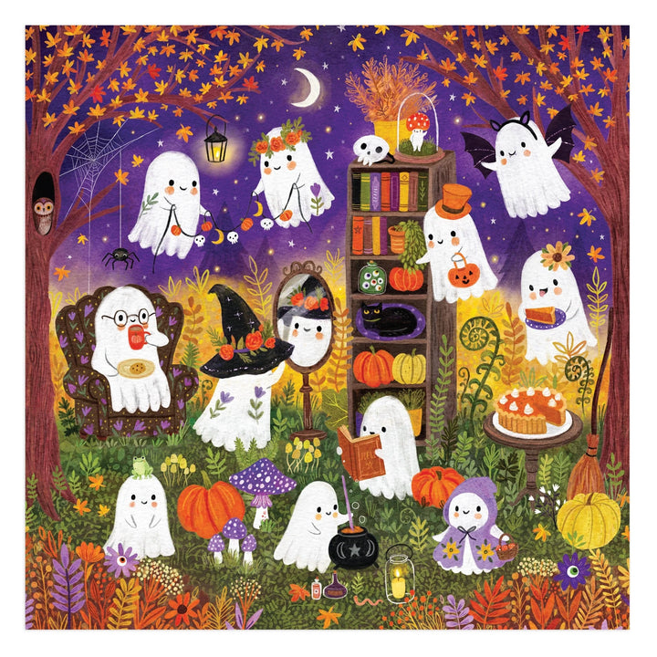 Ghostly Gathering Family Puzzle - 500 Piece | Mudpuppy