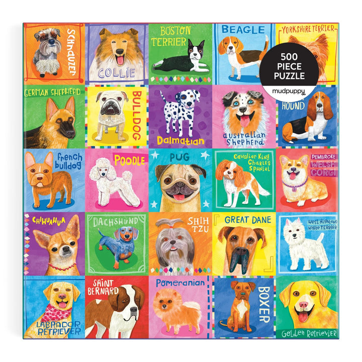 Pawsome Portraits 500 Piece Family Puzzle | Mudpuppy