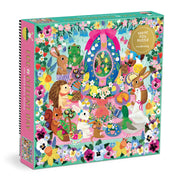 Egg-cellent Day 500 Piece Foil Family Puzzle | mudpuppy