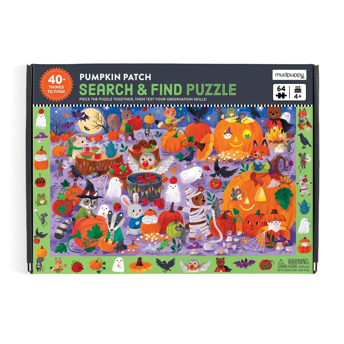 Pumpkin Patch 64 Piece Search & Find Puzzle | mudpuppy