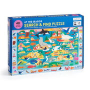 At the Seaside 64 Piece Search & Find Puzzle | mudpuppy