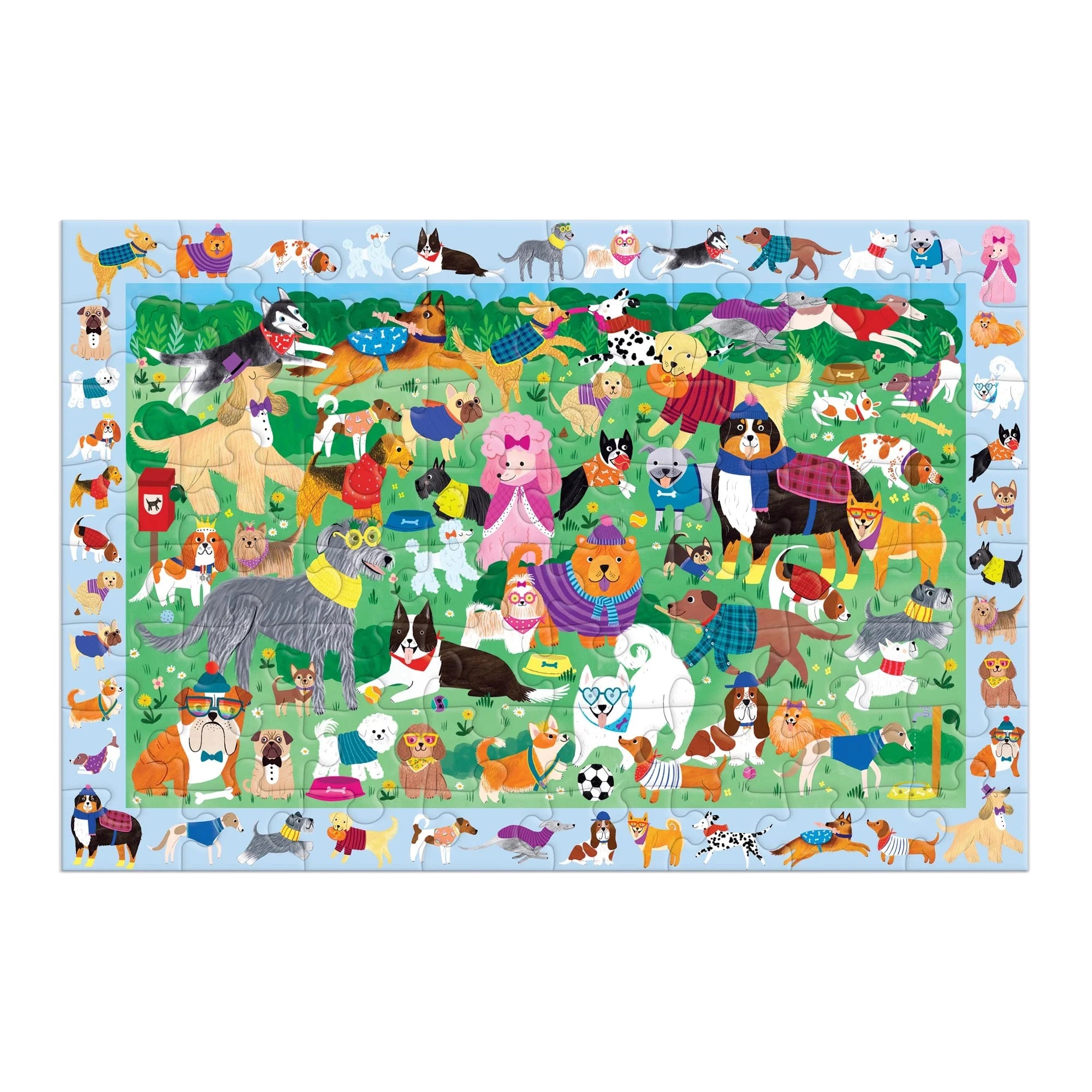 Doggie Days 64 Pc Search and Find Puzzle | mudpuppy