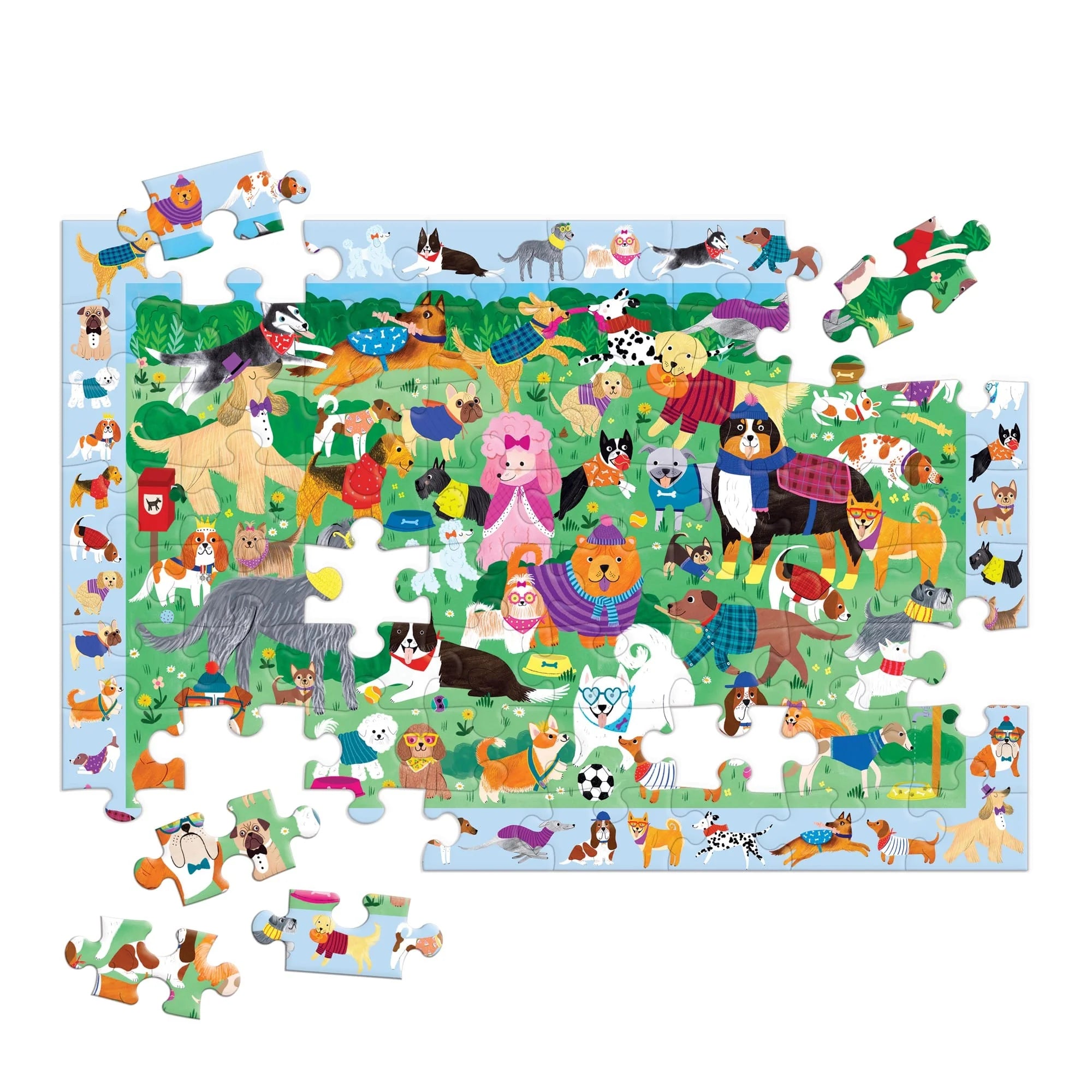 Doggie Days 64 Pc Search and Find Puzzle | mudpuppy