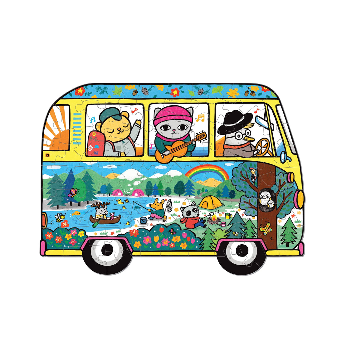 Adventure Van 75 Piece Puzzle | Mudpuppy