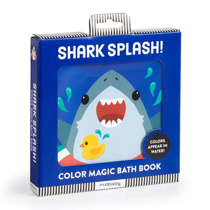 Shark Splash! Color Magic Bath Book | mudpuppy
