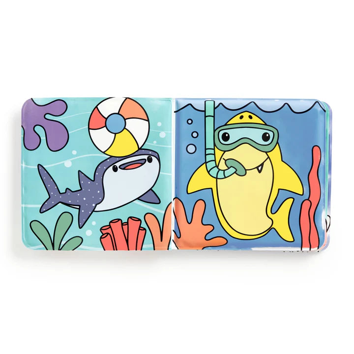 Shark Splash! Color Magic Bath Book | mudpuppy