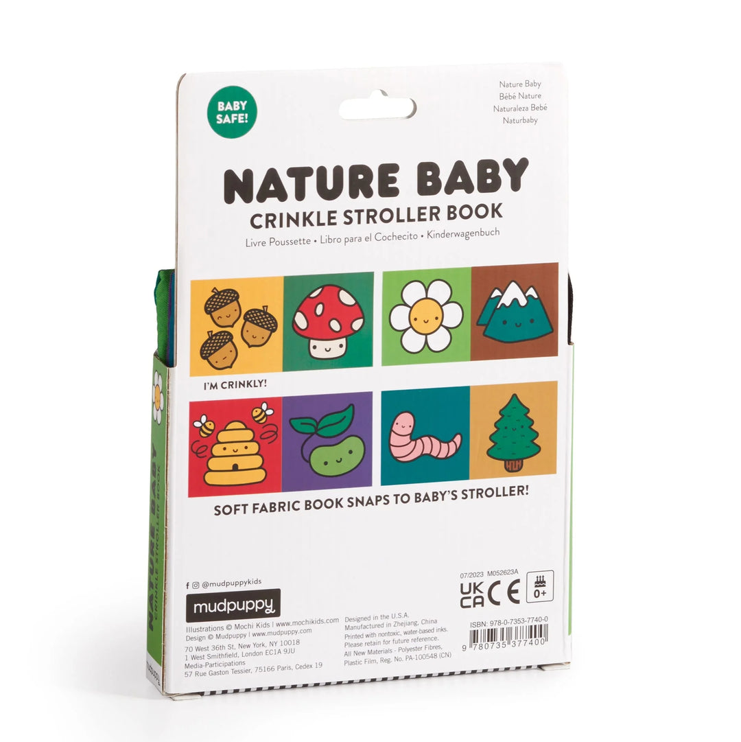 Nature Baby Crinkle Fabric Stroller Book | Mudpuppy