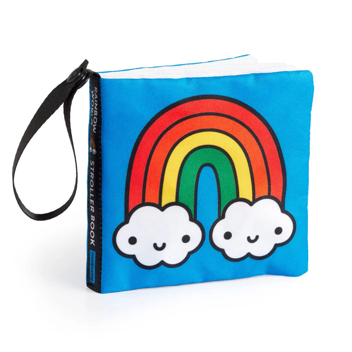 Rainbow World Crinkle Fabric Stroller Book | Mudpuppy