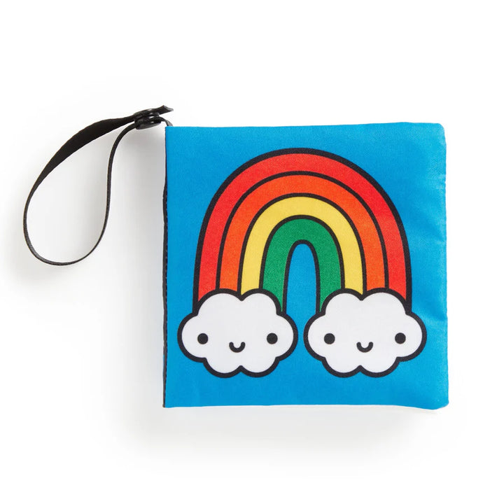 Rainbow World Crinkle Fabric Stroller Book | Mudpuppy