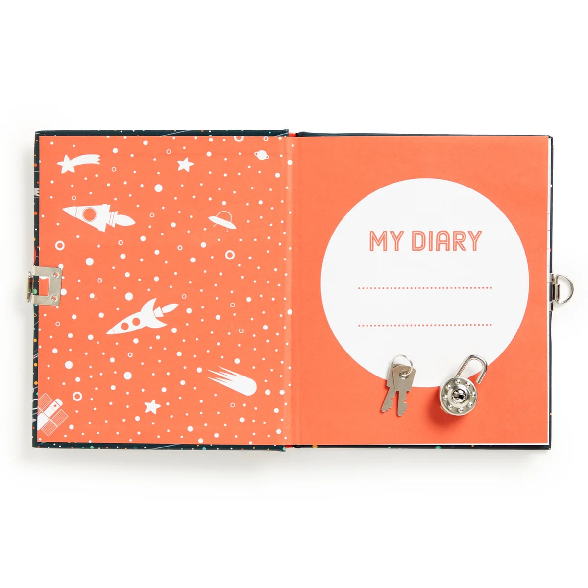 Solar System Locked Diary | mudpuppy