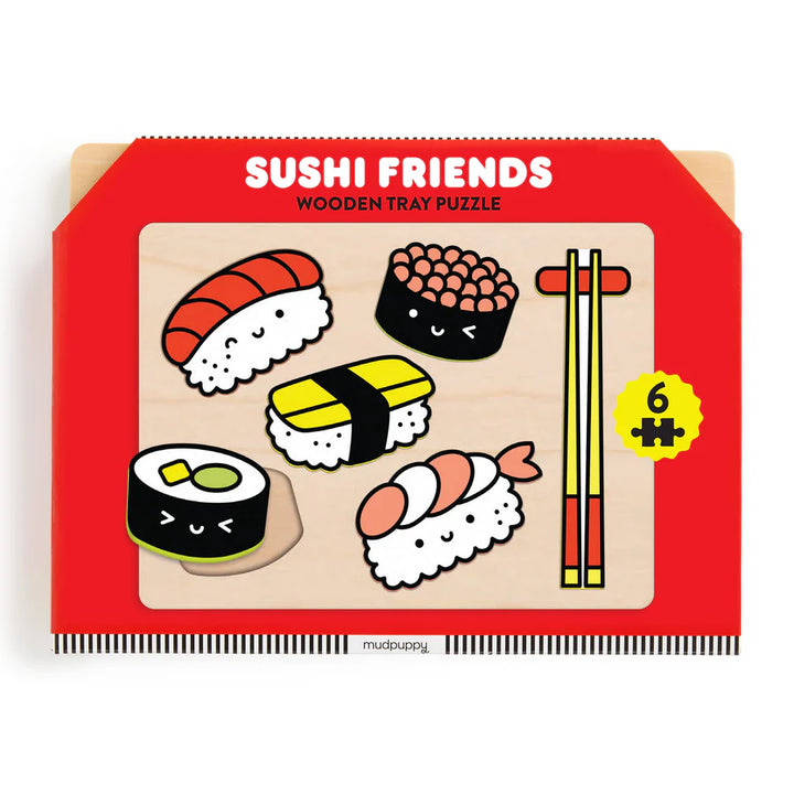 Sushi Friends Wooden Tray Puzzle