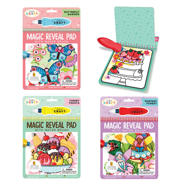 Magic Water Reveal Pads | Bright Stripes