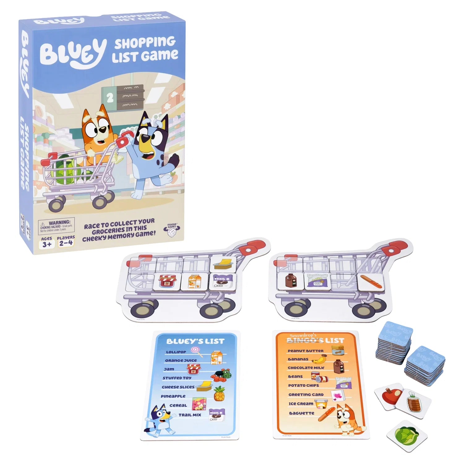 Bluey - Shopping List Game | Asmodee