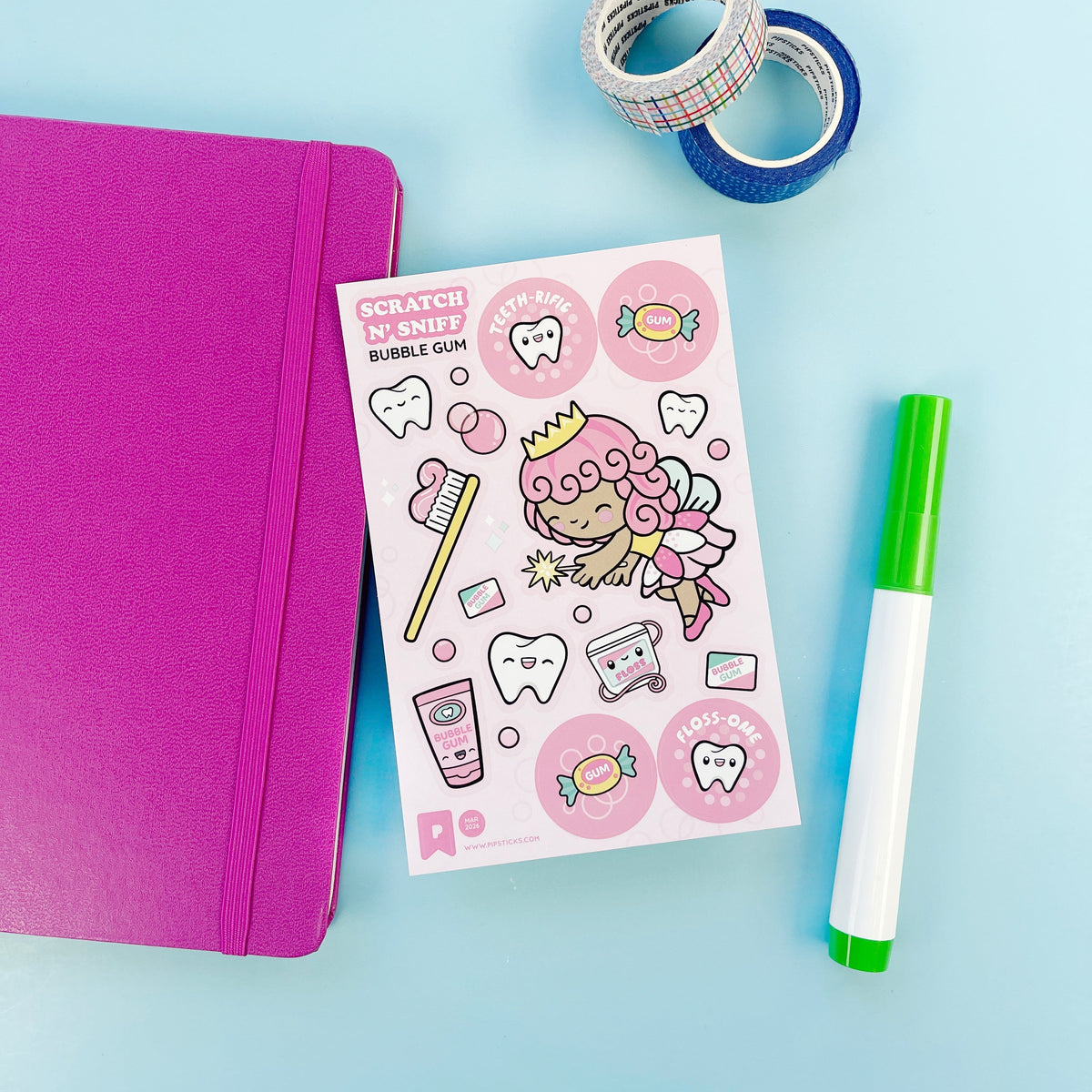 Tooth Fairy Treat Scratch 'N Sniff | Pipsticks