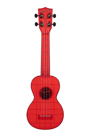 Front view of Maritime Red Transparent Soprano Waterman