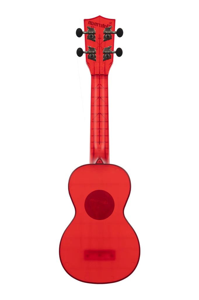 Back of Maritime Red Transparent Soprano Waterman