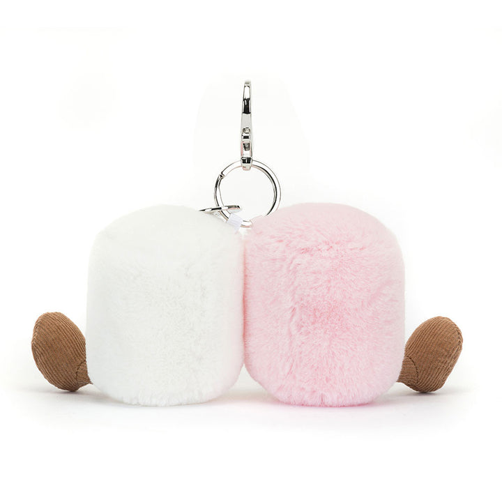 Amuseables Pair of Marshmallows Bag Charm | Jellycat