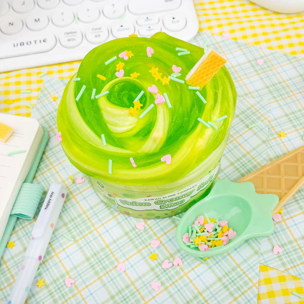 Melon Creamy Soda 2 Slimes in 1 | Kawaii Slime Company