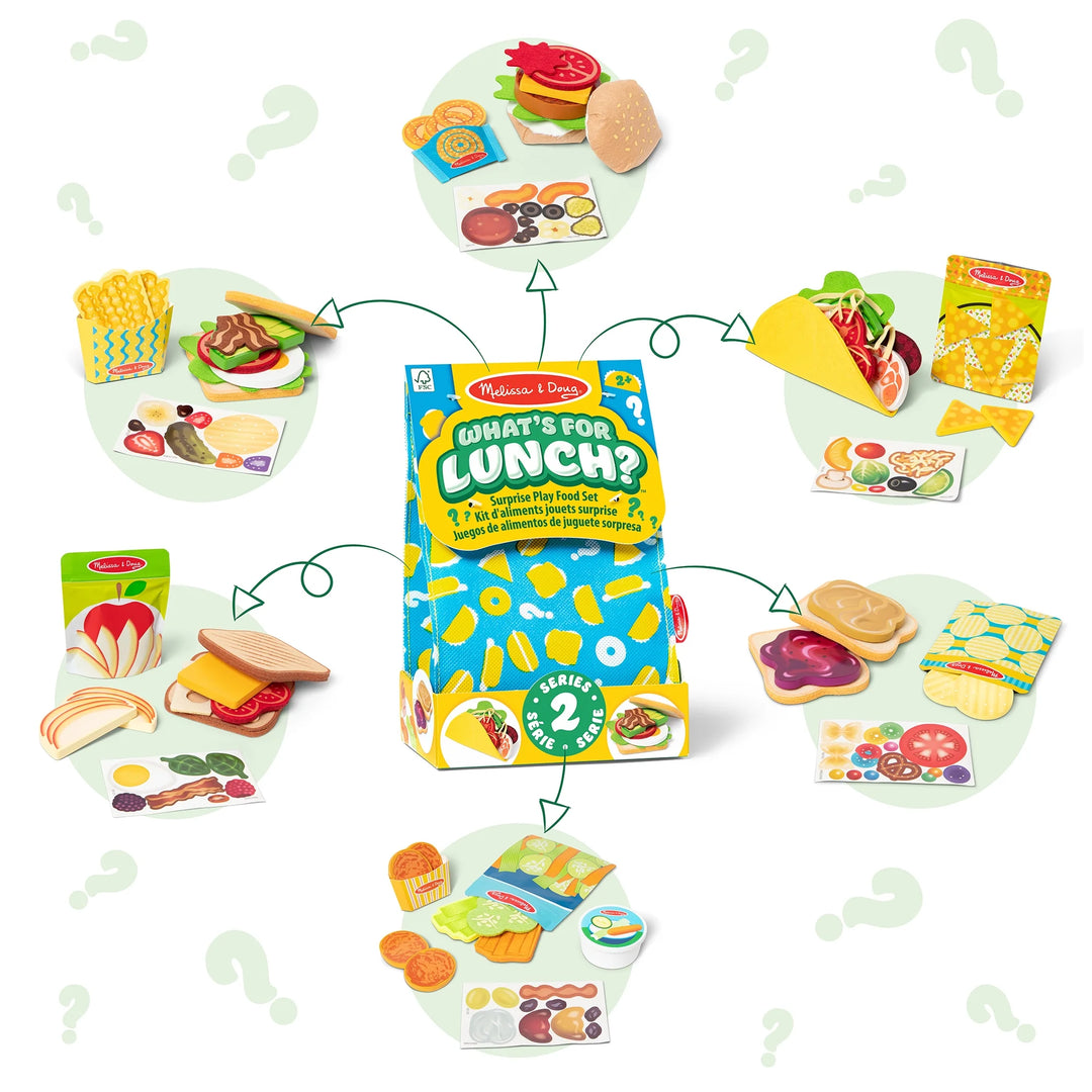 "What's for Lunch?" Surprise Meal Play Food Set - Series 2 | Melissa & Doug