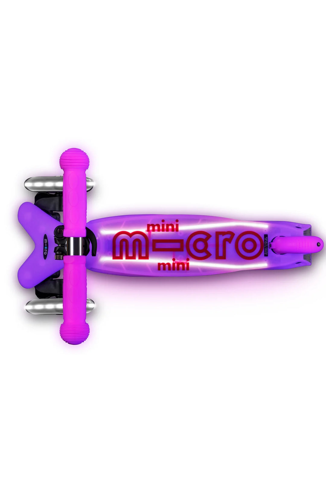 Micro Mini Glow Plus LED Scooter - Frosty Pink - LOCAL PICK UP ONLY