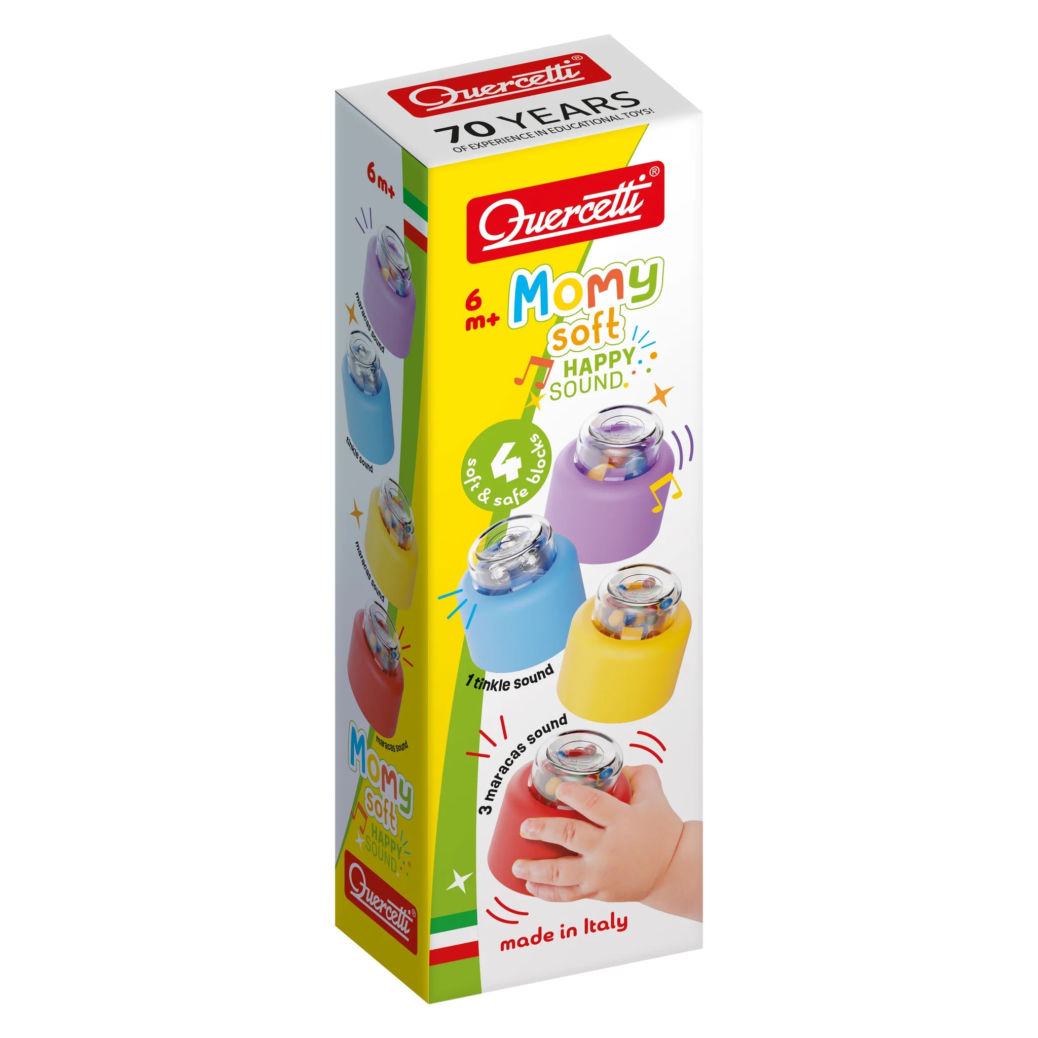 Momy Soft Happy Sound 4 pcs| Quercetti