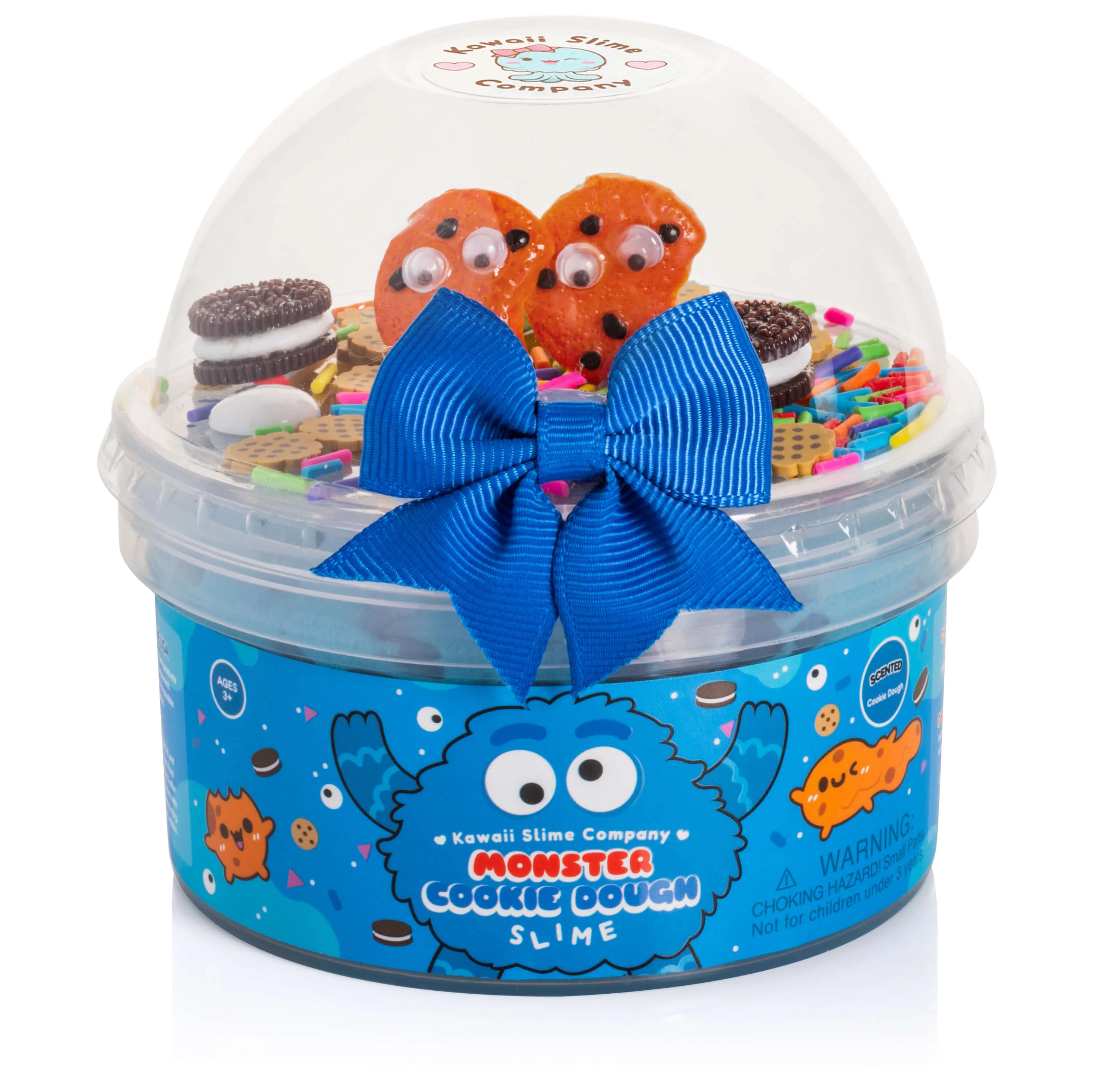 Monster Cookie Dough Signature Dome™ Slime | Kawaii Slime Company