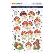Mushroom Party Hologram Sticker Sheet | MoonBow