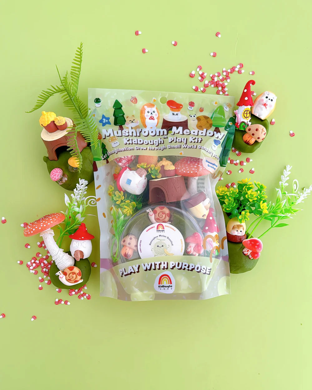 Mushroom Meadow KidDough Play Kit | Earth Grown KidDough