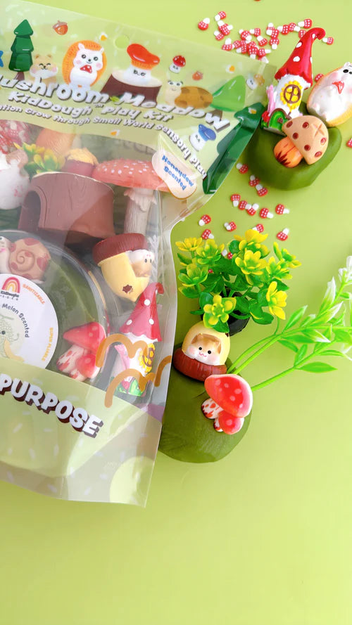 Mushroom Meadow KidDough Play Kit | Earth Grown KidDough