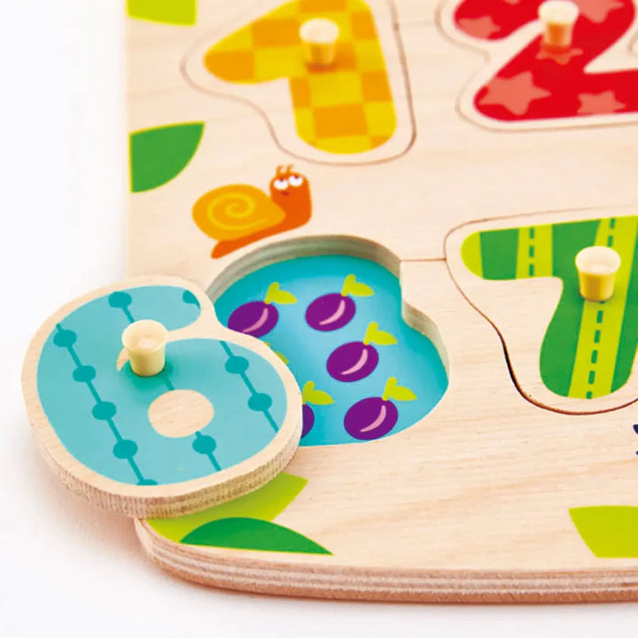 Number Peg Puzzle | Hape
