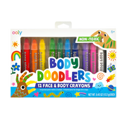 Body Doodlers - Face & Body Crayons - Set of 12 | OOLY