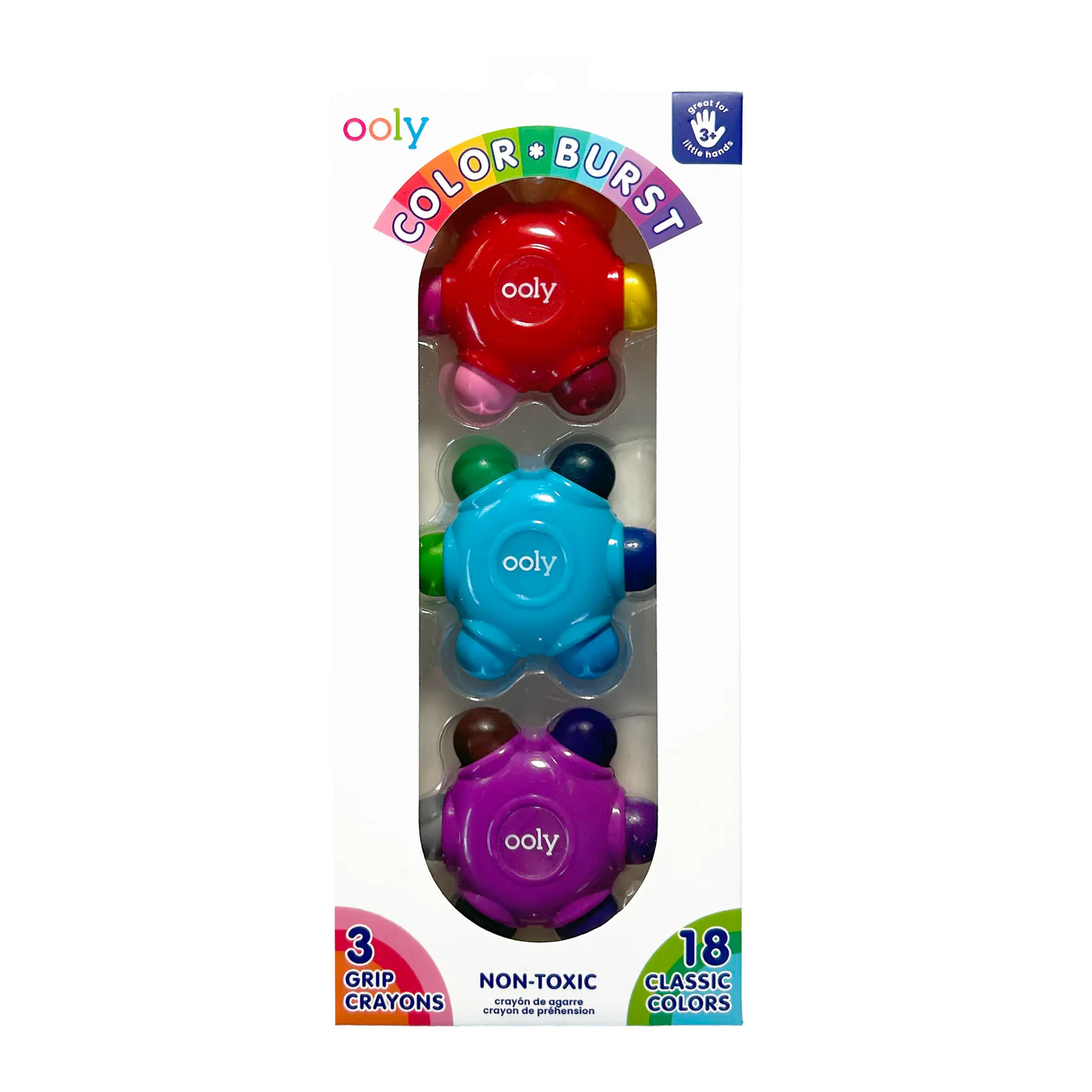Color Burst Crayons - Set of 3 | OOLY