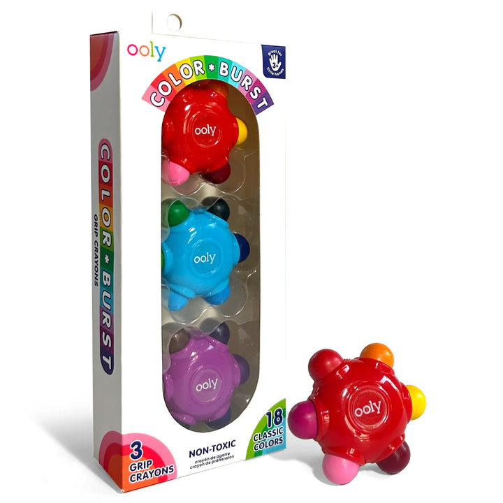 Color Burst Crayons - Set of 3 | OOLY